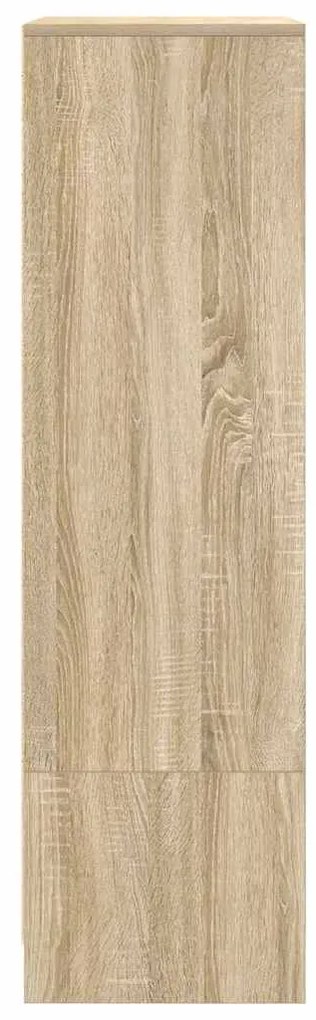 sonoma-tölgy szerelt fa szekrény fiókkal 55,5x34x119,5 cm