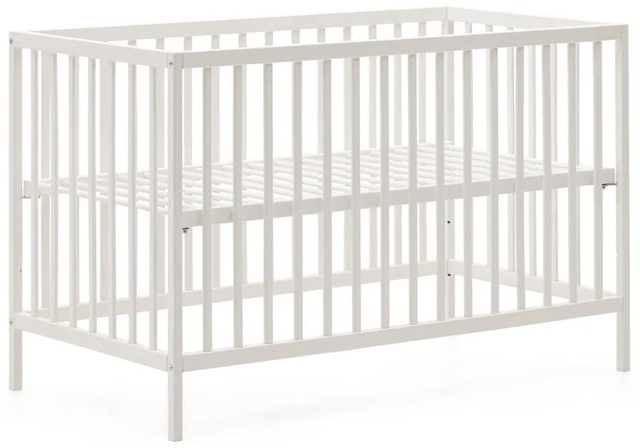Fehér bükkfa babaágy 60x120 cm Shantal – Kave Home