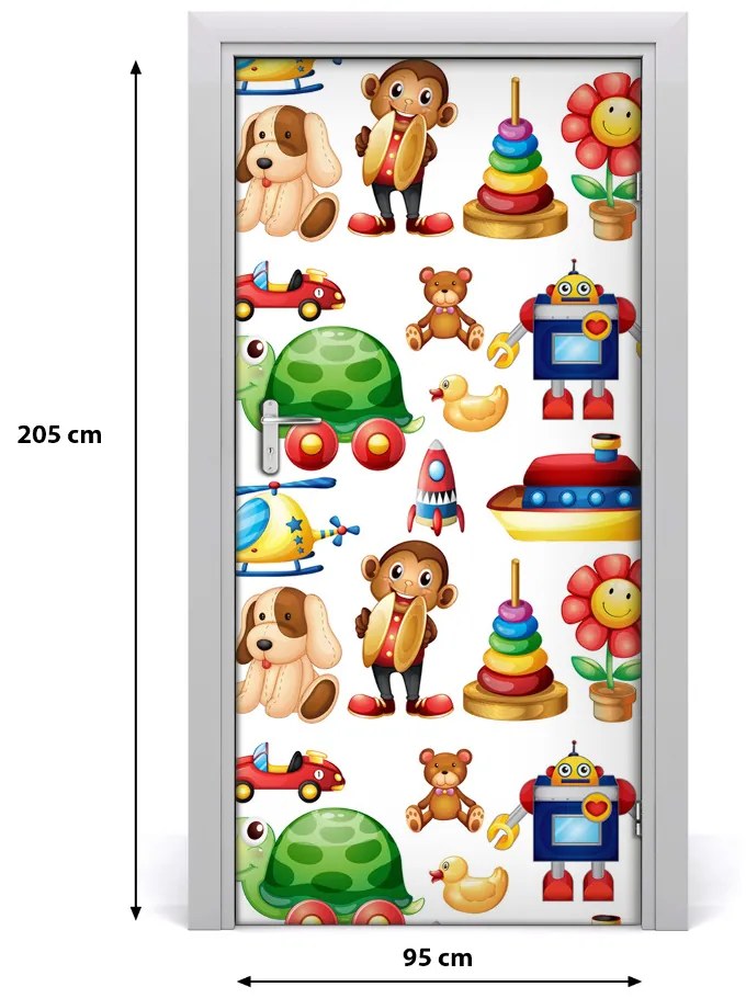 Ajtómatrica Játékok 75x205 cm