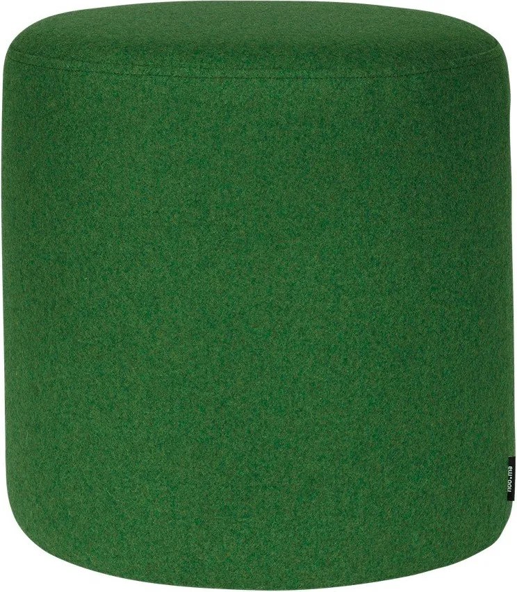 Zöld gyapjú puff Folk – noo.ma