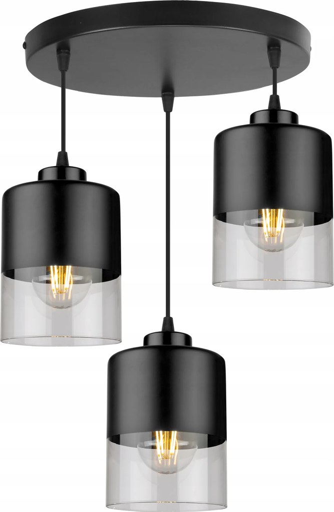 Mennyezeti Függőlámpa Hármas Üveg Csillár Konyhába Nappaliba Étkezőbe