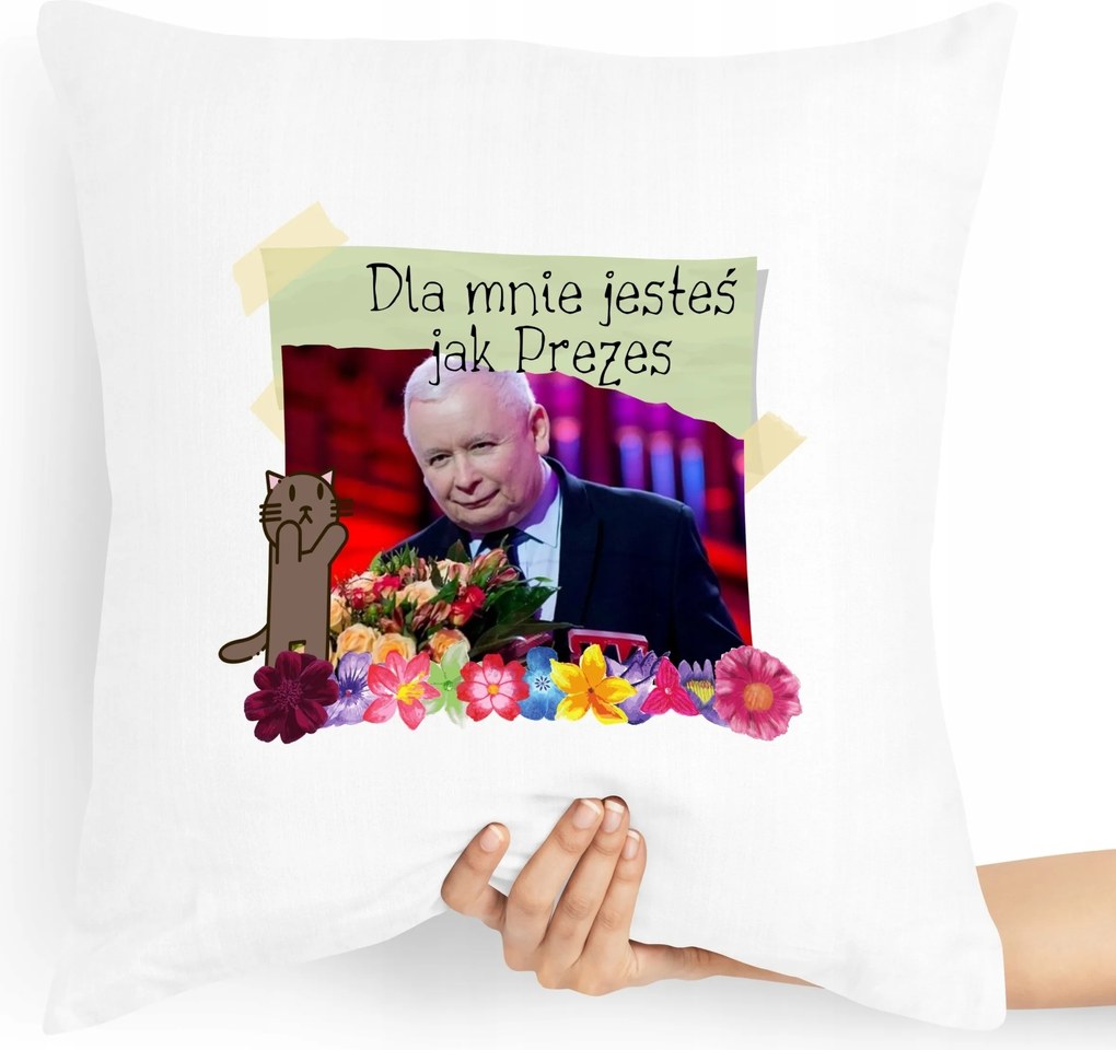Pis Kaczynski Elnöki Párna Olyan Vagy, Mint Egy Elnök, fényképes nyomtatással