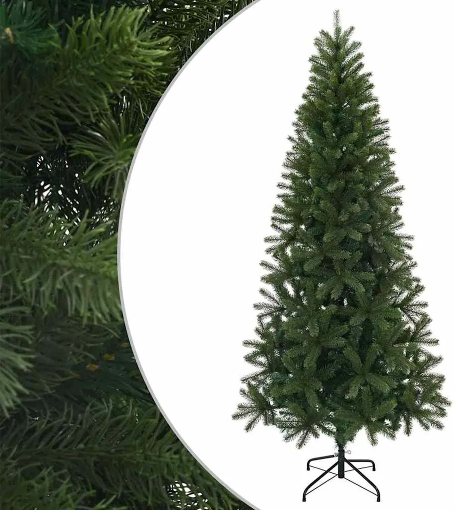 vidaXL Mű karácsonyfa állvánnyal Zöld 180 cm PVC, PE és acél