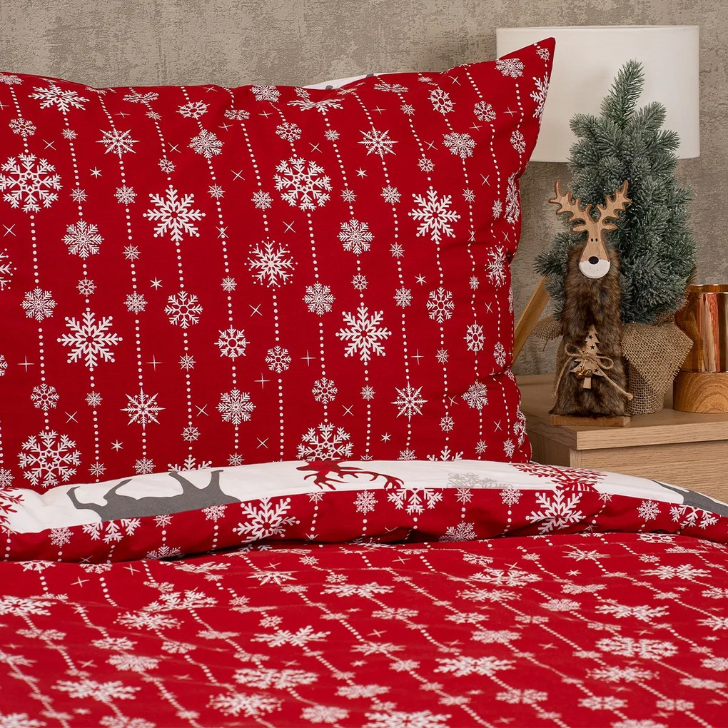 4Home Snow pamut ágyneműhuzat, 140 x 220 cm, 70 x 90 cm