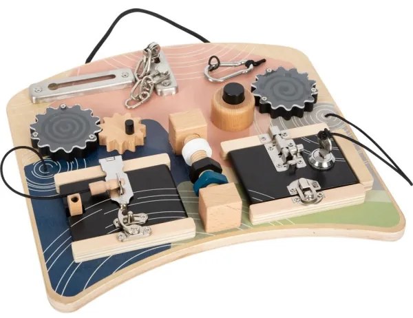 Small Foot - Motortábla zárakkal és forgó elemekkel