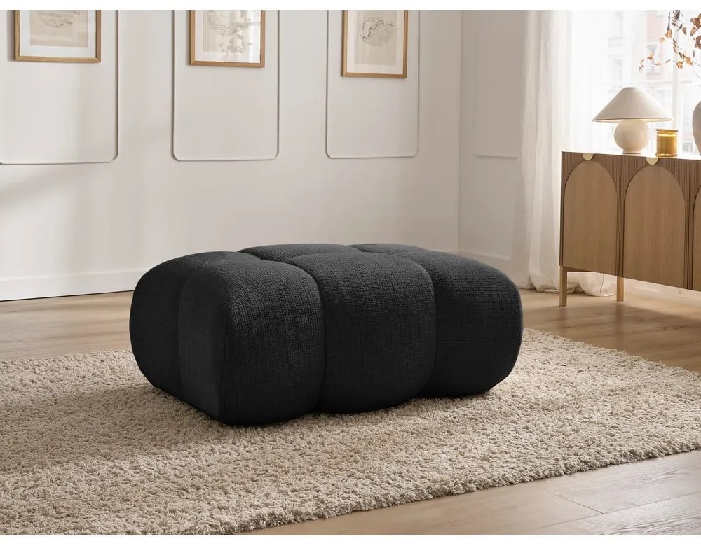 Fekete zsenília lábtartó Ivane – Bobochic Paris