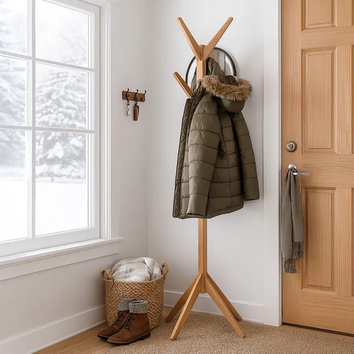 Fogas Tömör Bambuszból. Magasság: 176 cm DR-N191