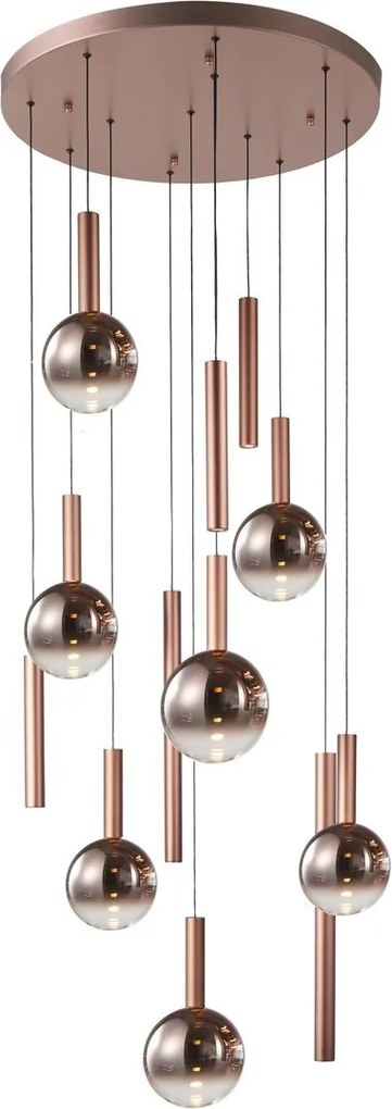 Italux modern függeszték camino réz itxpnd-24038-12acopp