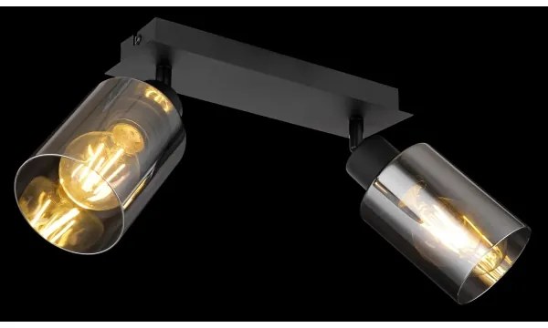 Globo 15465-2 - Spotlámpa HADERA 2xE27/15W/230V