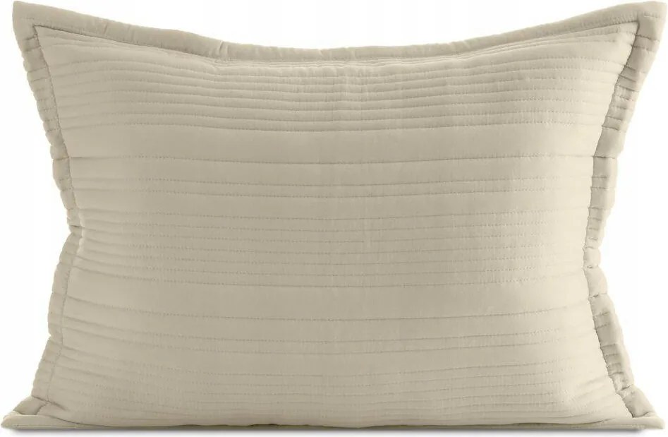 Tara párnahuzat 50x70 cm bézs, elegáns steppelt mintával