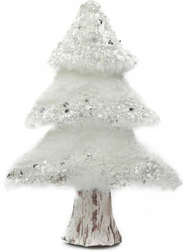 Karácsonyfa figura, karácsonyi dísz, 16 cm