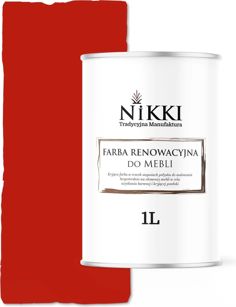 Konyhabútor Festék Szekrény Frontok Piros RAL3020 Szatén 1L