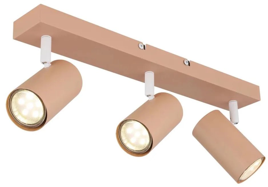 Globo 57911-3P - spotlámpa ROBBY 3xGU10/25W/230V narancs