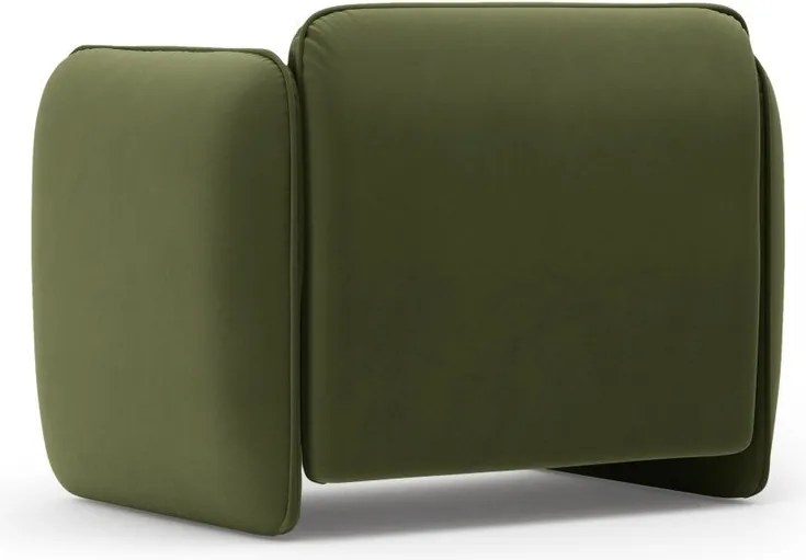 Zöld bársony fotel Georgia – Micadoni