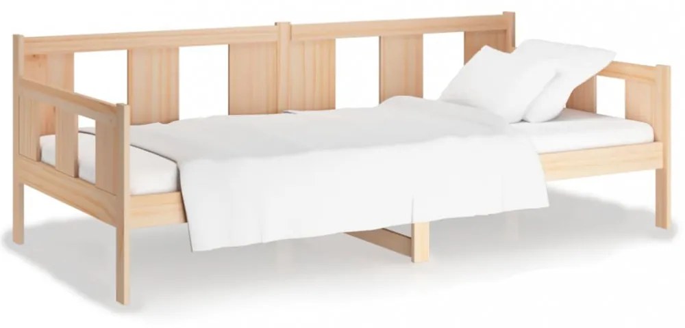 tömör tömör fenyőfa kanapéágy 80 x 200 cm