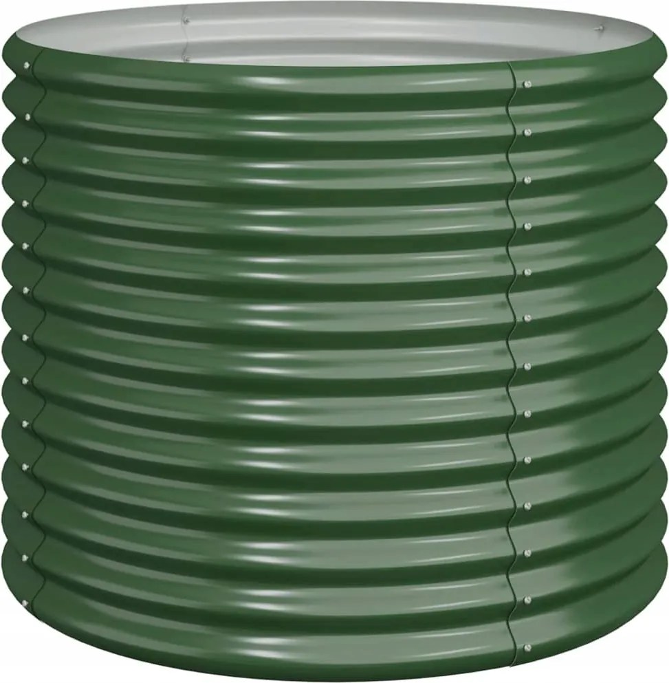 Virágtartó Kaspó Fém Zöld Zöldséges Virágtartó 80 X 80 X 68 CM