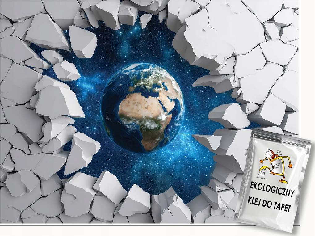 Gyerek Fotótapéta 3D Föld Kozmosz Gyerekszoba 250x175