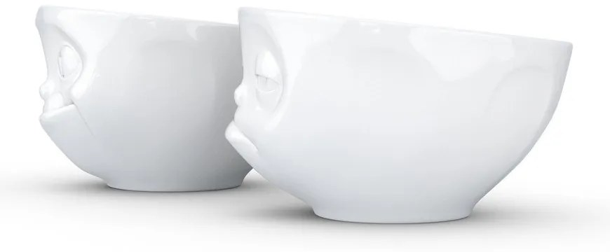 Fehér porcelán 'huncut' edény szett, 2 darab, 200 ml - 58products