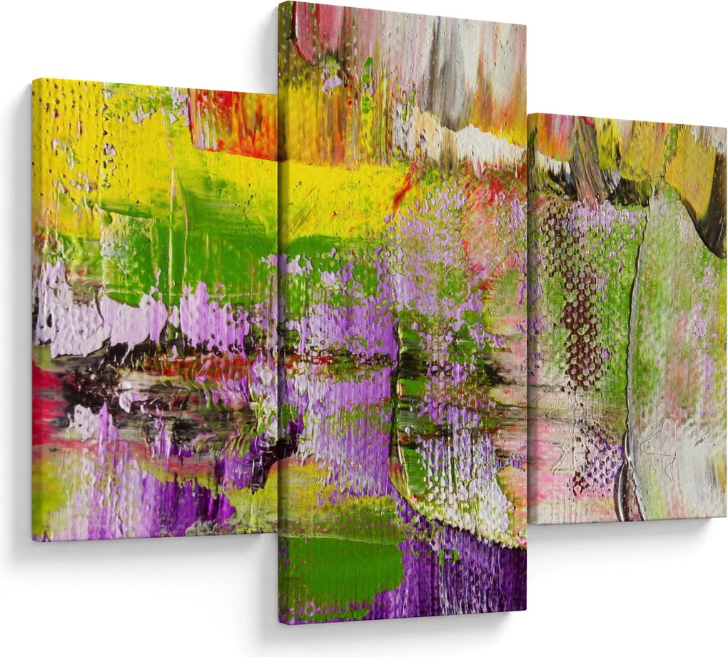 Absztrakció kép - festmény (90x60 cm)