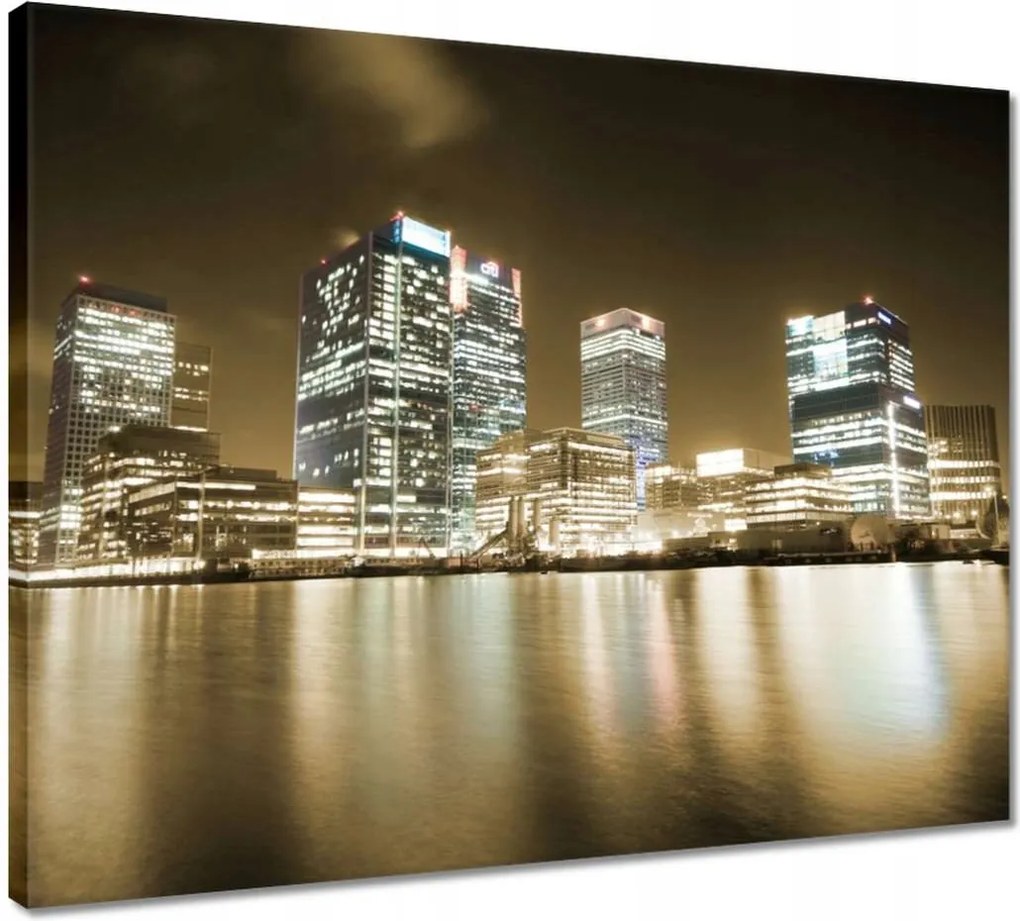 Vászonkép 50x40 Sephia Londoni kilátás