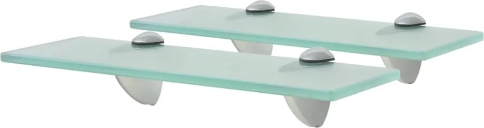 vidaXL 2 db lebegő üvegpolc 30 x 10 cm 8 mm