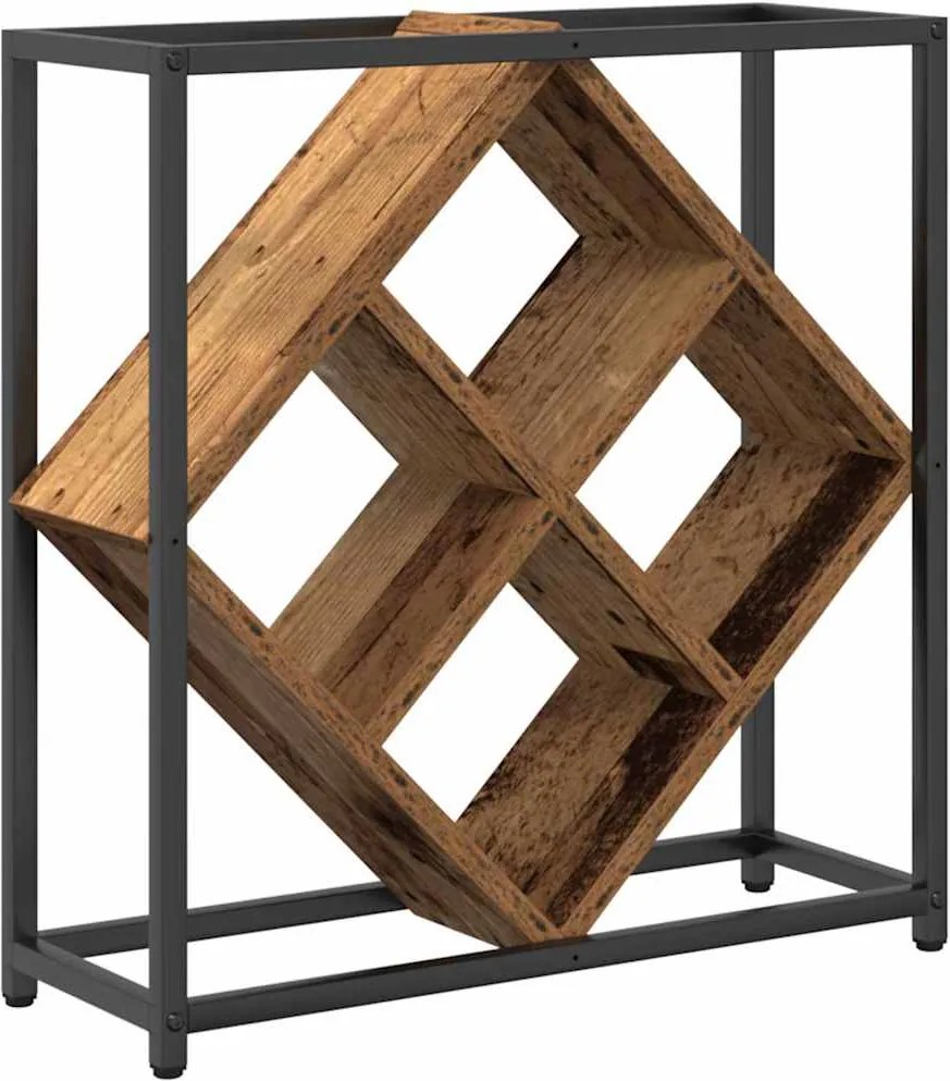 vidaXL Borágas Öreg fa 51 x 18 x 52,5 cm Faanyag