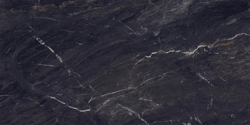 Mexen Sintra Black fényesített mázas gres rekt. G1, padló- és falburkoló lap 120 x 60 cm, magas fényű - TL204-120-060-00