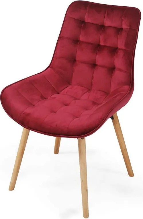 MIADOMODO Steppelt étkezőszék szett 2 db piros