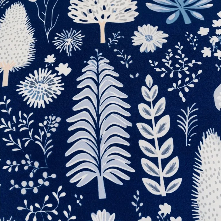 Mikroszálas ágyneműhuzat INDIGO BLOOM kék Ágyneműhuzat mérete: 70 x 90 cm | 140 x 200 cm