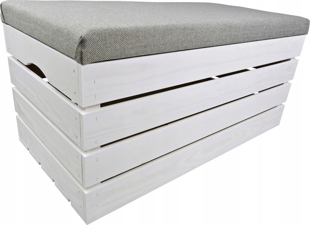 Nagy Puff Fa Fenyő Láda Tároló