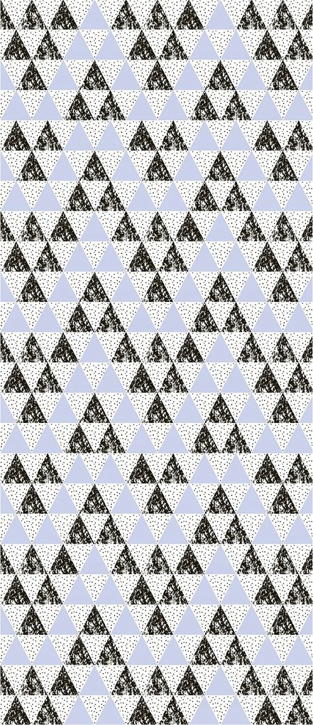 Fotótapéta Geometrikus háromszögek absztrakt minimalizmus 91x211 +ragasztó