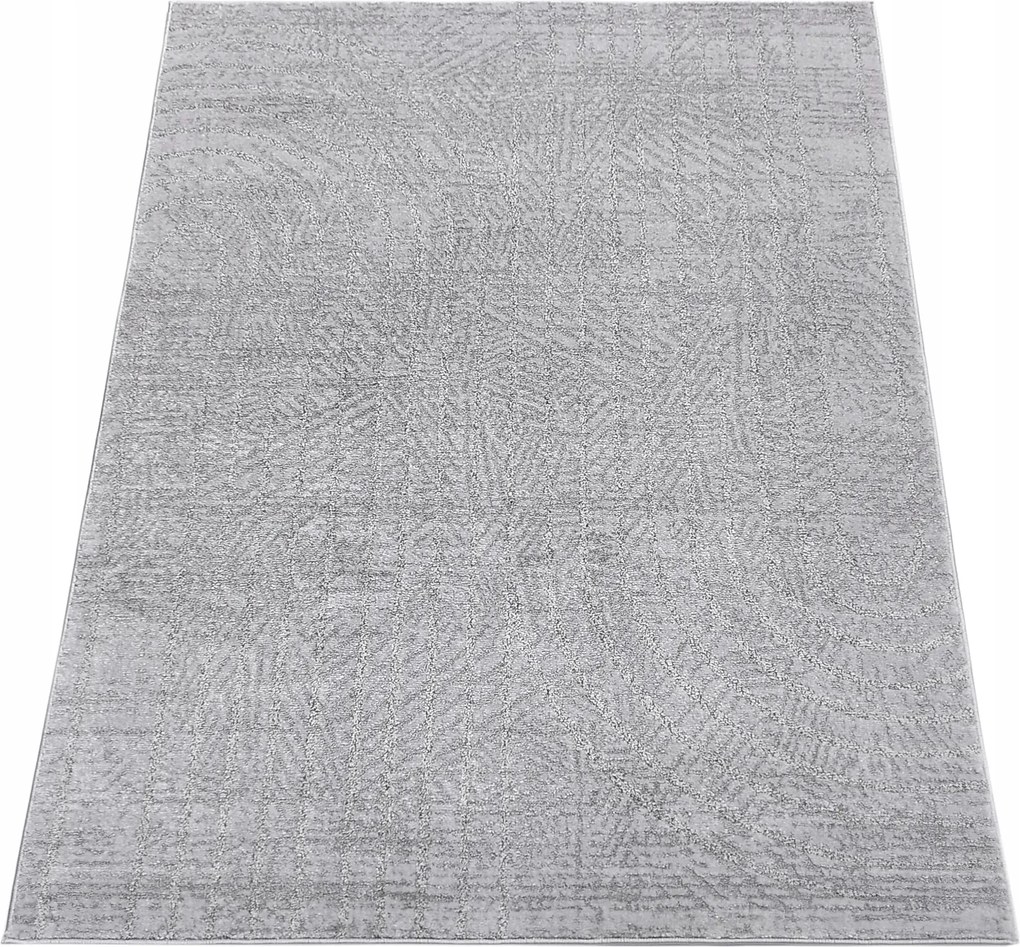 Szőnyeg 60x100 Szürke Modern Hálószoba Nappali Geometrikus Puha