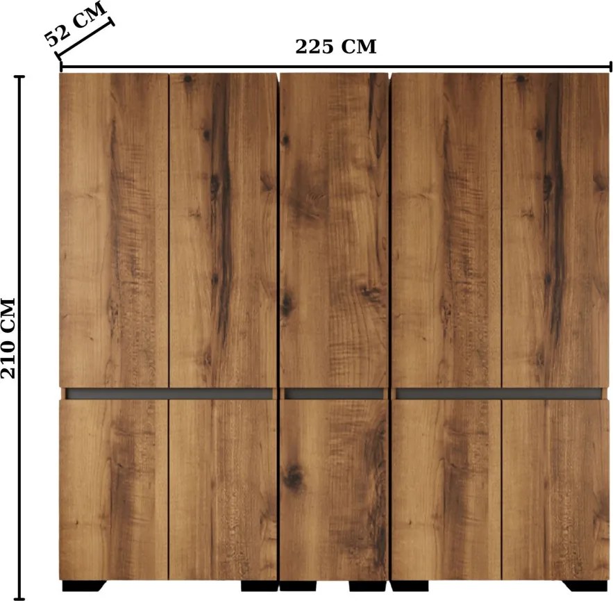 Floransa 225 - Walnut, Anthracite v2