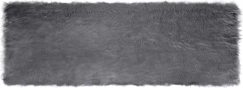 vidaXL Műgyapjú Szőnyeg Tafalla Antracit 80 x 250 cm Poliészter