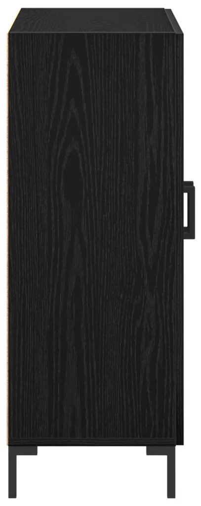 Fekete Tölgy Válaszfal 69,5x34x90 cm Épített Fa