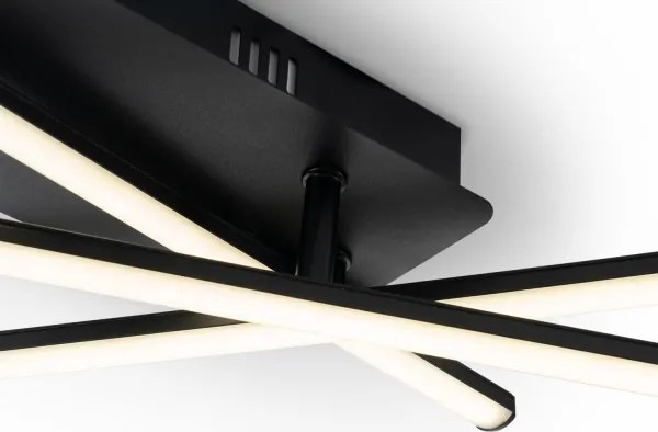 Brilagi - LED mennyezeti lámpatest STRIPES LED/30W/230V fekete