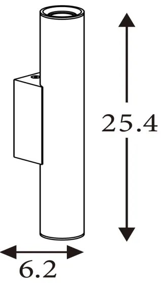 Searchlight 28125GO - BEACON fali lámpatest 2xGU10/10W/230V aranyszínű