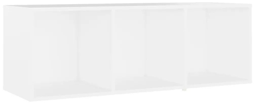 4 db fehér szerelt fa TV-szekrény 107 x 35 x 37 cm