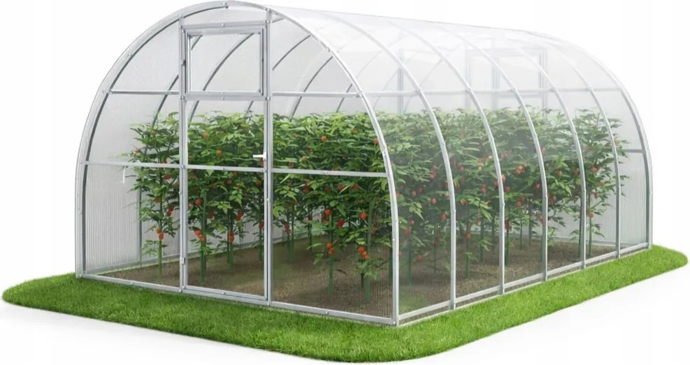 Polikarbonát Üvegház Lux 3x4m P4mm Pr40x20