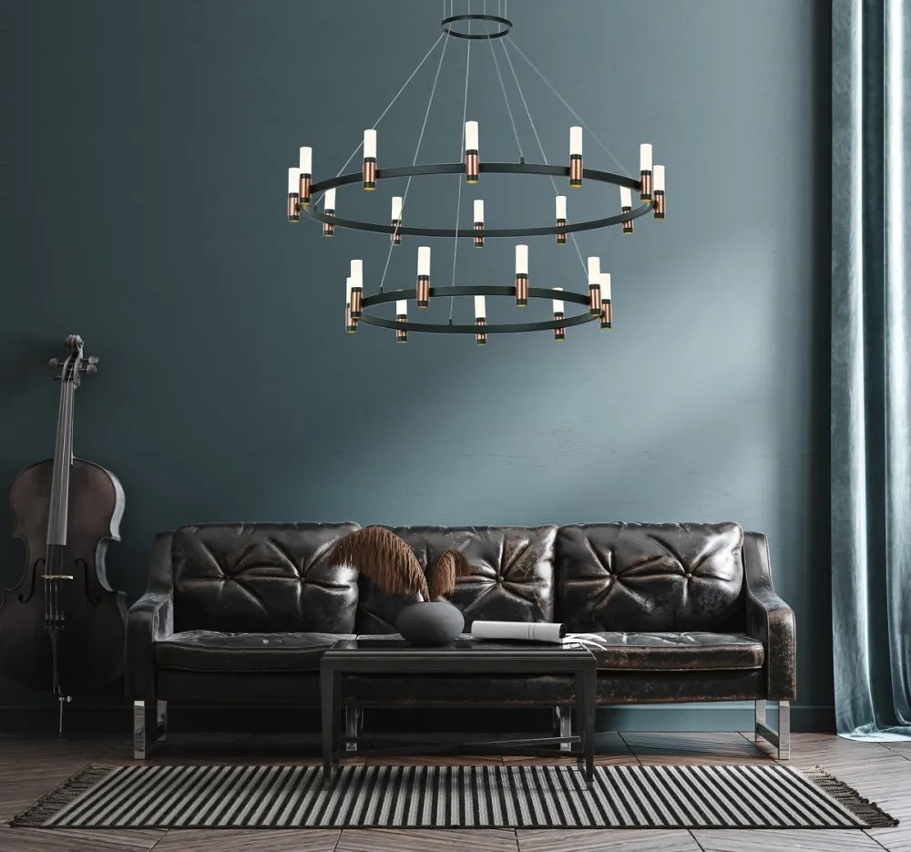 ITALUX PND-280110130-21B-MBL ALAMO Modern Led Függesztett Lámpa IP20
