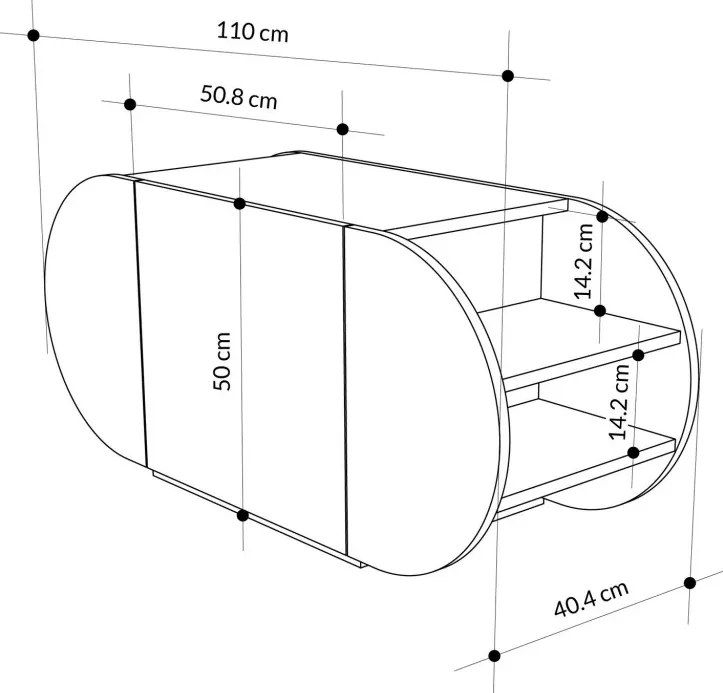 Pozy cipőtároló pad, fekete, 110 cm