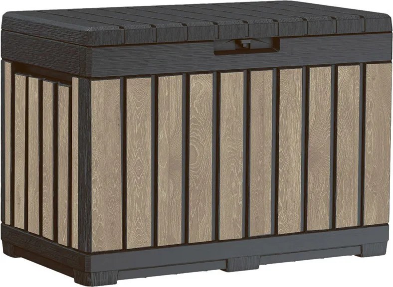 Decocoat kentwood műanyag kerti tároló 190l