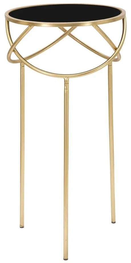 Kerek tárolóasztal üveg asztallappal ø 40 cm Ring – Mauro Ferretti