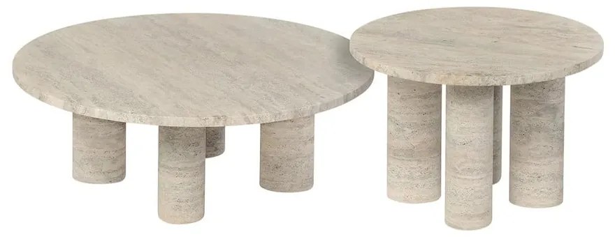 Kő kerek tárolóasztal ø 52 cm Volos – Blomus