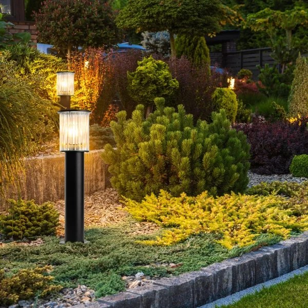 Argon 8749 - Kültéri lámpa NORFOLK 1xE27/15W/230V IP44 52cm fekete