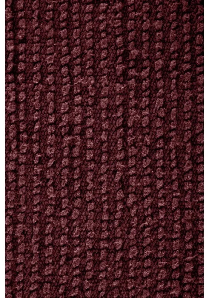 Borvörös fürdőszobai kilépő 100x60 cm Riva - Tiseco Home Studio