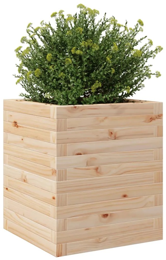 vidaXL tömör fenyő kerti virágláda 40x40x46 cm