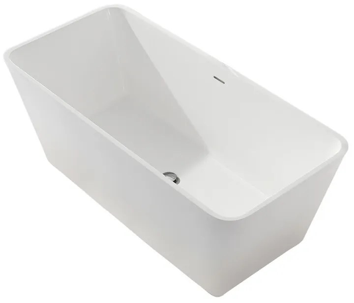 Carib Matt White öntöttmárvány szabadon álló kád 167,5x85x53 cm