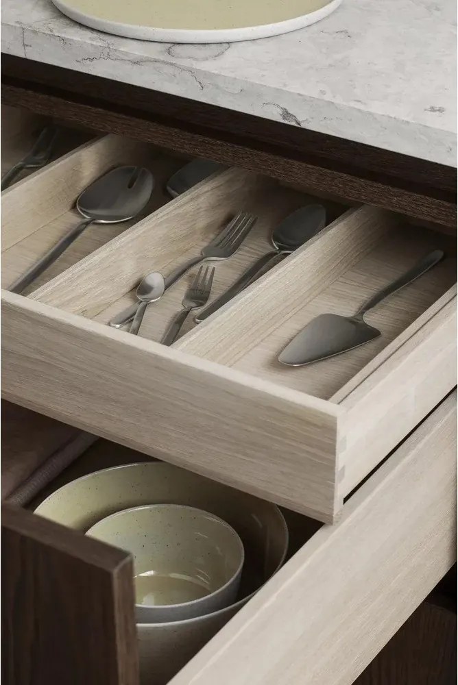 Matt ezüstszínű rozsdamentes acél négyszemélyes desszertes villa szett 4 db-os Stella – Blomus