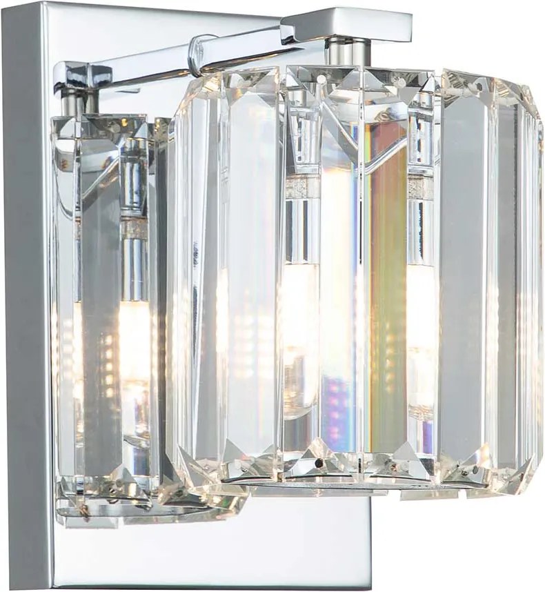 Quoizel glamour fali lámpa divine króm elsqzdivine1pcbath IP44